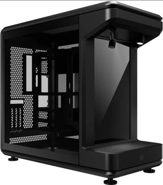 Кутия Cooler Master MasterFrame 360 Stage LCD, Middle Tower, 2x USB-A​, 1x USB Type-C, Mini-ITX, Micro-ATX, ATX, BTF (ATX)
