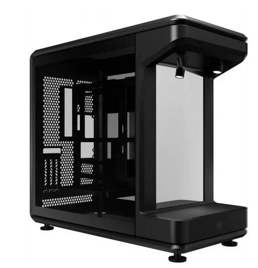 Кутия Cooler Master MasterFrame 360 Mirror Stage, Middle Tower, 2x USB-A​, 1x USB Type-C, Mini-ITX, Micro-ATX, ATX, BTF (ATX)