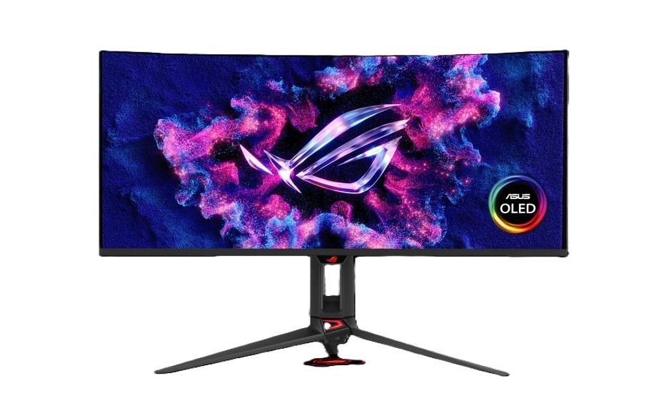 Монитор ASUS ROG Swift OLED PG34WCDN Curvature, 34" (86.36 cm) QD-OLED, 360Hz, 0.03ms(GTG), 1,300 cd/㎡, HDMI, DisplayPort, USB-C