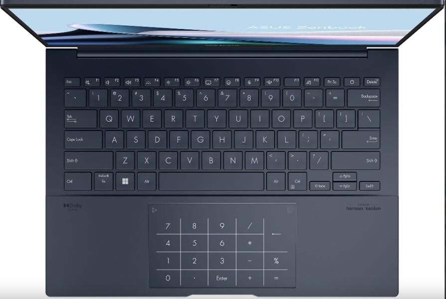 Лаптоп ASUS Zenbook 14 UX3405CA-ST786XNA, Intel Core Ultra 9 285H 16C (2.7 / 5.4 GHz, 24MB Cache), 14.0" (35.56 cm) WUXGA OLED Display, Intel Arc Graphics, 32GB LPDDR5X, 1TB M.2 NVMe SSD, Windows 11 PRO