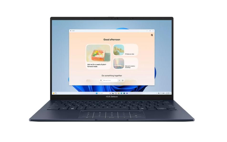 Лаптоп ASUS Zenbook 14 UX3405CA-ST786XNA, Intel Core Ultra 9 285H 16C (2.7 / 5.4 GHz, 24MB Cache), 14.0" (35.56 cm) WUXGA OLED Display, Intel Arc Graphics, 32GB LPDDR5X, 1TB M.2 NVMe SSD, Windows 11 PRO