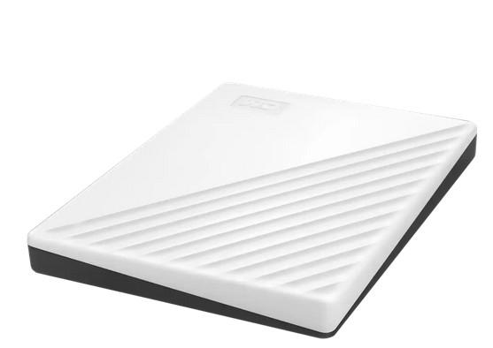 Външен диск Western Digital My Passport, 2TB, 2.5" HDD, USB 3.2, Бял