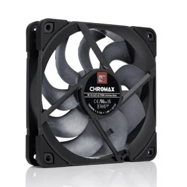 Вентилатор Noctua NF-A12x25 G2 PWM chromax.black, 120mm, 4-pin, Black