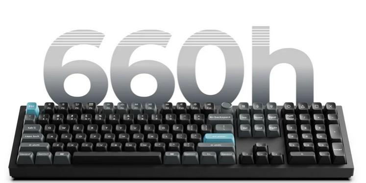 Клавиатура Keychron Q6 Ultra 8K Black, Silk POM Switch Banana, Wireless, Bluetooth, USB