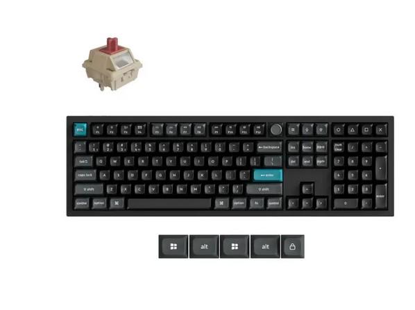 Клавиатура Keychron Q6 Ultra 8K Black, Silk POM Switch Red, Wireless, Bluetooth, USB