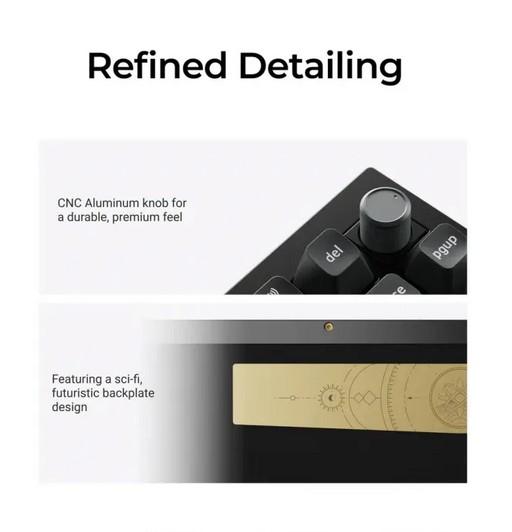 Клавиатура Keychron Q1 Ultra 8K Black, Silk POM Switch Brown, Bluetooth, USB