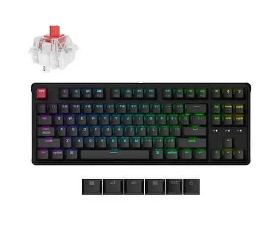 Клавиатура Keychron C3 Pro 8K QMK, Super Red Switch, Hot-Swappable, USB