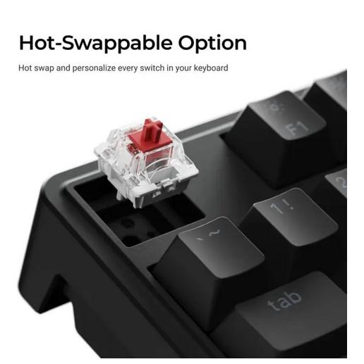 Клавиатура Keychron C3 Pro 8K QMK, Super Red Switch, Hot-Swappable, USB