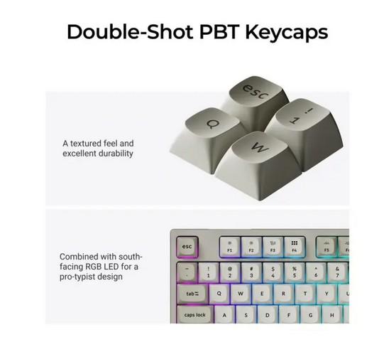 Клавиатура Keychron C1 Pro 8K QMK, Super Banana Switch, USB