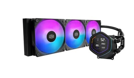 Охладител за процесор Cooler Master MASTERLIQUID CORE NEX DIGITAL 360 Black, Intel LGA 1851 / 1700 / 1200 / 115x, AMD AM5 / AM4