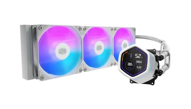 Охладител за процесор Cooler Master MASTERLIQUID CORE NEX DIGITAL 360 White, Intel LGA 1851 / 1700 / 1200 / 115x, AMD AM5 / AM4
