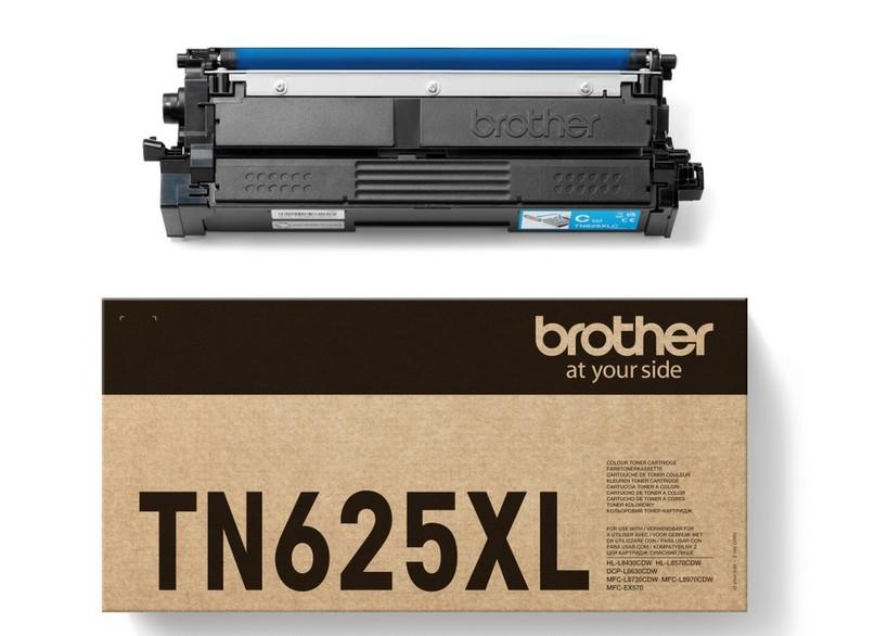 Консуматив Brother TN-625XLC High Yield Cyan Toner Cartridge - 4 500 pages