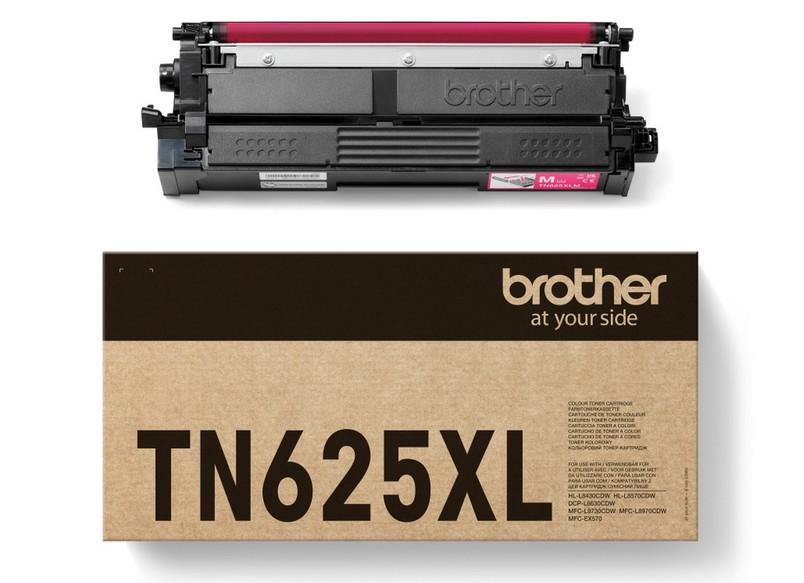 Консуматив Brother TN-625XLM High Yield Magenta Toner Cartridge - 4 500 pages