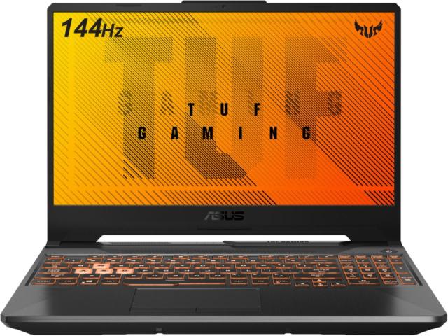 Лаптоп Asus TUF F15 FX506LHB-HN324 , Intel i5-10300H 2.5 GHZ (8M cache, up to 4.5GHz 4, cores), 15.6" FHD AG (1920x1080)144Hz, 16GB DDR4 2933MHz (1x8 GB), PCIE NVME 512TB M.2 SSD, NVIDIA GeForce GTX1650 4GB GDDR6, WiFi 6, RGB Illum. Kbd, no OS, Black