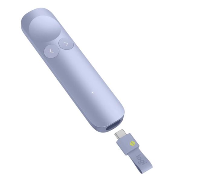 Презентер Logitech Spotlight 2, Bluetooth/Wireless, Lilac