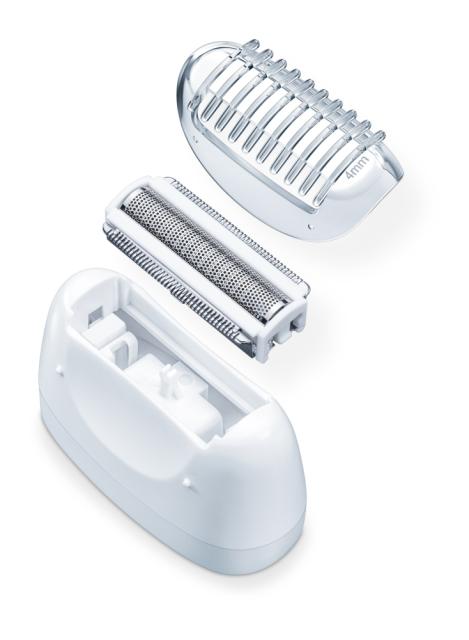 Епилатор Beurer HL 76 4-in-1 Epilator wet & dry , 42 tweezers, Extra-bright LED light, 2 speed settings, 2x epilator attachments (glide & precision attachment) & 2x shaver attachments (shaving & trimming attachment), Cordless, Powerful lithium-ion ba