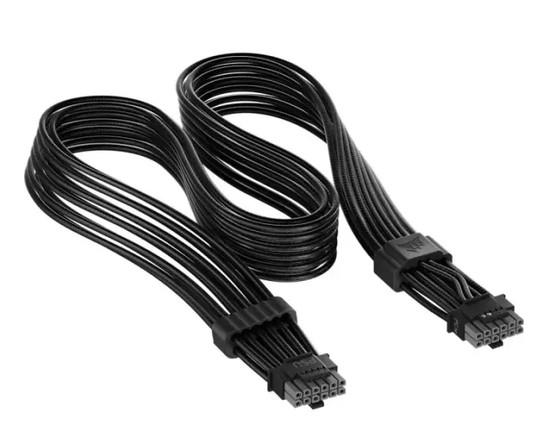 Кабел за видеокарта Corsair ThermalProtect Universal, PCIe 5.1 600W 12V-2x6,Черен