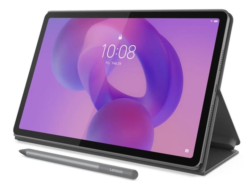 Таблет Lenovo Idea Tab FIFA World Cup 26 Edition, Luna Grey + Pen, MediaTek Dimensity 6300 8C (2x A76/2.4GHz + 6x A55/2.0GHz), 11.0" (27.94 cm) WQXGA IPS Display, 90Hz, Touchscreen, 8GB LPDDR4X, 256GB UFS card, Micro SD, 802.11ac, Bluetooth 5.2, Andr