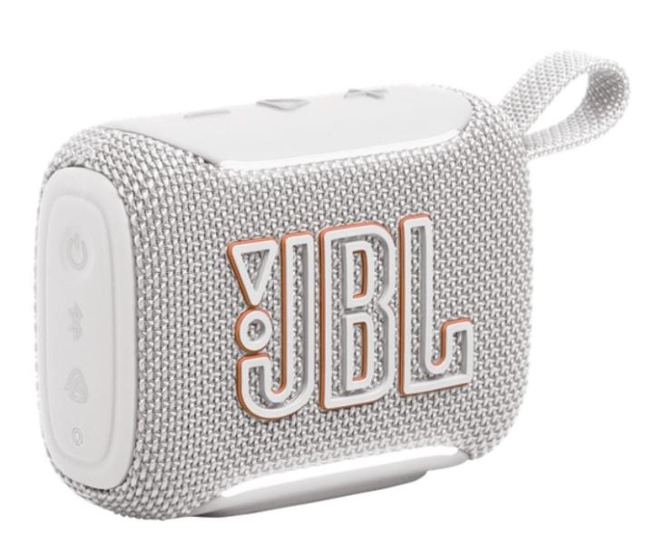 Тонколона JBL Go 5 White, 1.0, 4.8W, Bluetooth, IP68 водоустойчивост, батерия до 8 часа, USB Type-C