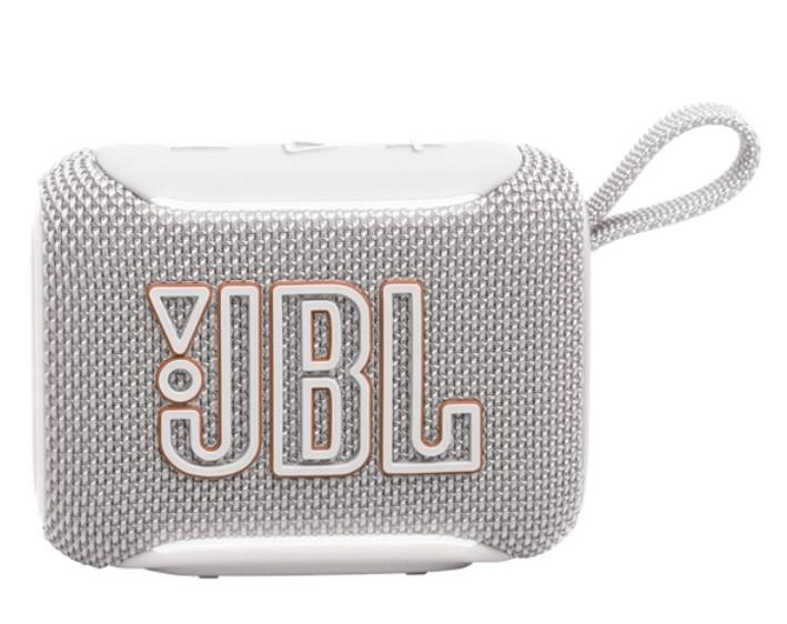Тонколона JBL Go 5 White, 1.0, 4.8W, Bluetooth, IP68 водоустойчивост, батерия до 8 часа, USB Type-C