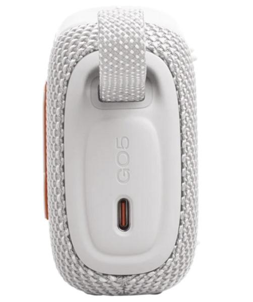 Тонколона JBL Go 5 White, 1.0, 4.8W, Bluetooth, IP68 водоустойчивост, батерия до 8 часа, USB Type-C