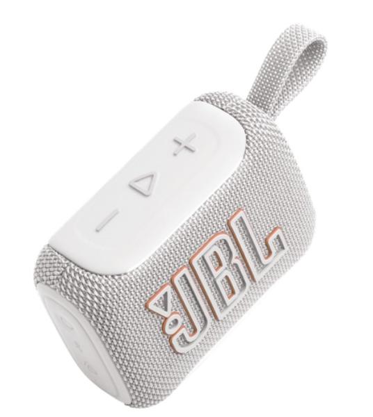 Тонколона JBL Go 5 White, 1.0, 4.8W, Bluetooth, IP68 водоустойчивост, батерия до 8 часа, USB Type-C