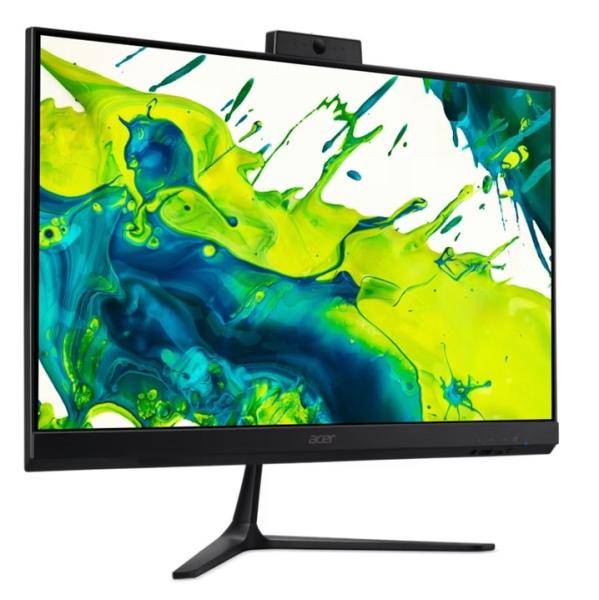 Компютър Acer Aspire C24B-GMTL All-in-One, Intel Core Ultra 5 115U 8C (1.5 / 4.2 GHz, 10MB Cache), 23.8" (60.45 cm) FHD IPS LED, Intel Graphics 4 Core, 16GB DDR5, 512GB SSD M.2 NVMe, Free DOS