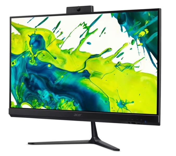 Компютър Acer Aspire C24B-GMTL All-in-One, Intel Core Ultra 5 115U 8C (1.5 / 4.2 GHz, 10MB Cache), 23.8" (60.45 cm) FHD IPS LED, Intel Graphics 4 Core, 16GB DDR5, 512GB SSD M.2 NVMe, Free DOS
