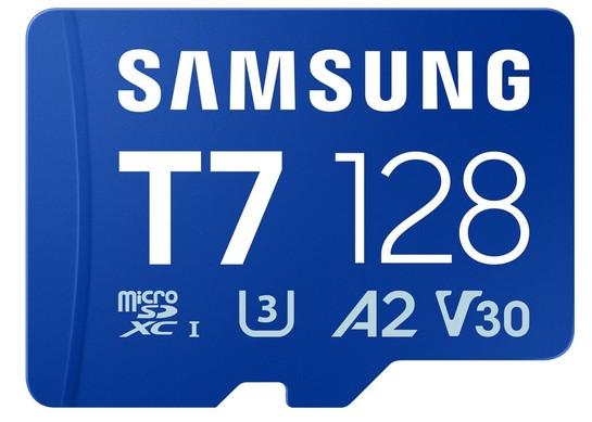 Карта памет Samsung T7 128GB microSDXC, UHS-I U3 V30 A2