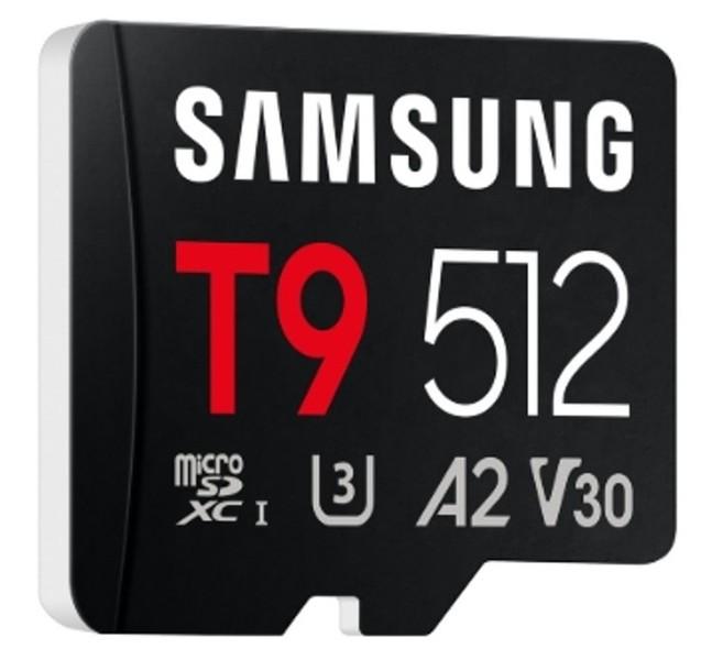 Карта памет Samsung T9 512GB microSD с USB четец, Read 200 MB/s, UHS-I, U3, V30, A2