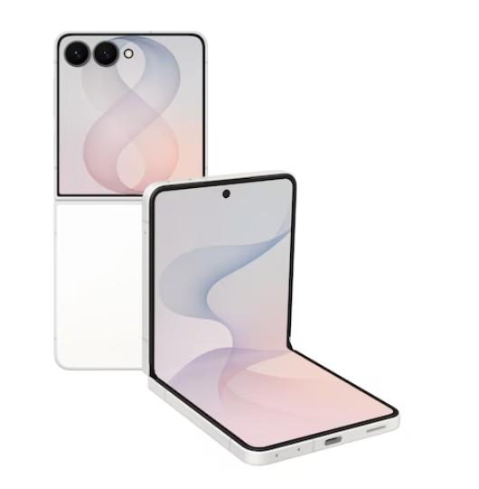 Смартфон Samsung Galaxy Z Flip 8 Cream, 6.8" (17.30 см) Dynamic AMOLED 2X, 120Hz, тъчскрийн Corning Gorilla Glass Victus display, Deca-Core Exynos 2600 3.8/3.26G/2.76GHz, 12GB RAM, 512GB Flash памет, основна камера 50.0 MP + 12.0 MP, Android