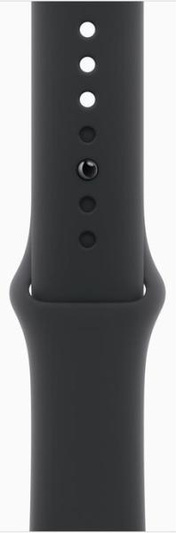 Смарт часовник Apple Watch Series 11 GPS, 46mm, 1.96" (4.98cm) LTPO3 OLED дисплей, Wi-Fi, Bluetooth, GPS, 64GB Flash памет, IP6X, Jet Black Aluminium с Black Sport - M/L каишка
