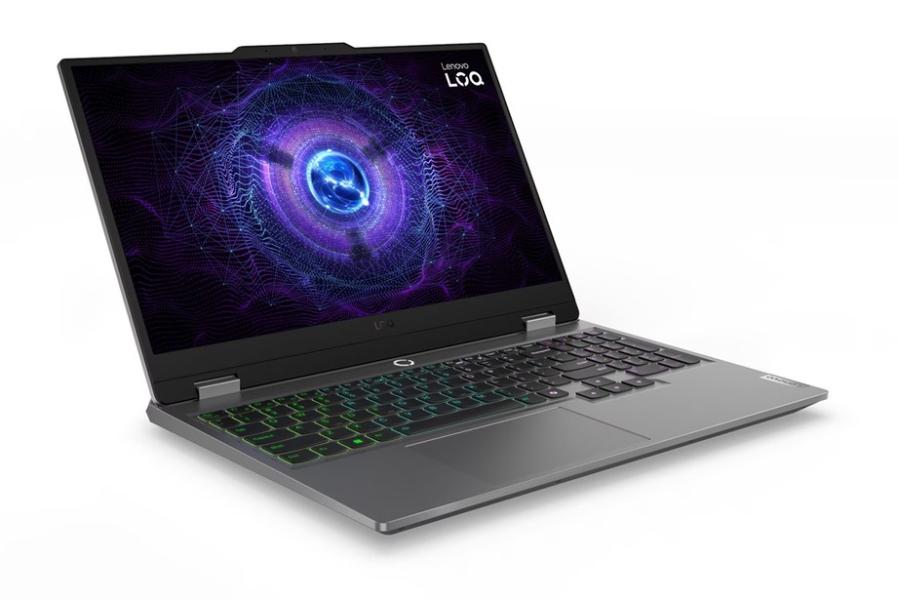 Лаптоп Lenovo LOQ 15IRX9, Intel Core i7-13650HX 14C (1.90 / 4.90 GHz, 24MB Cache), 15.6'' (39.62 cm) FHD IPS, NVIDIA GF RTX 4050 6GB GDDR6 DLSS 3, 16GB DDR5, 512GB M.2 NVMe SSD, Free DOS 