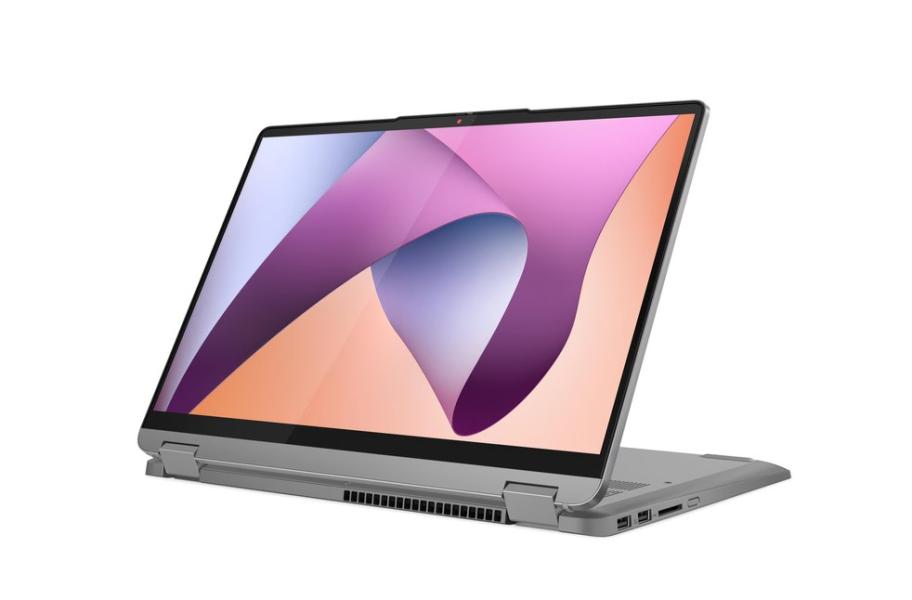 Лаптоп Lenovo IdeaPad Flex 5 14ABR8, AMD Ryzen 5 7530U 6C (2.0 / 4.5 GHz, 16MB Cache), 14.0" (35.56 cm) WUXGA IPS Glossy Display, Touchscreen, 16GB LPDDR4X, 1TB M.2 NVMe SSD, Windows 11 Home