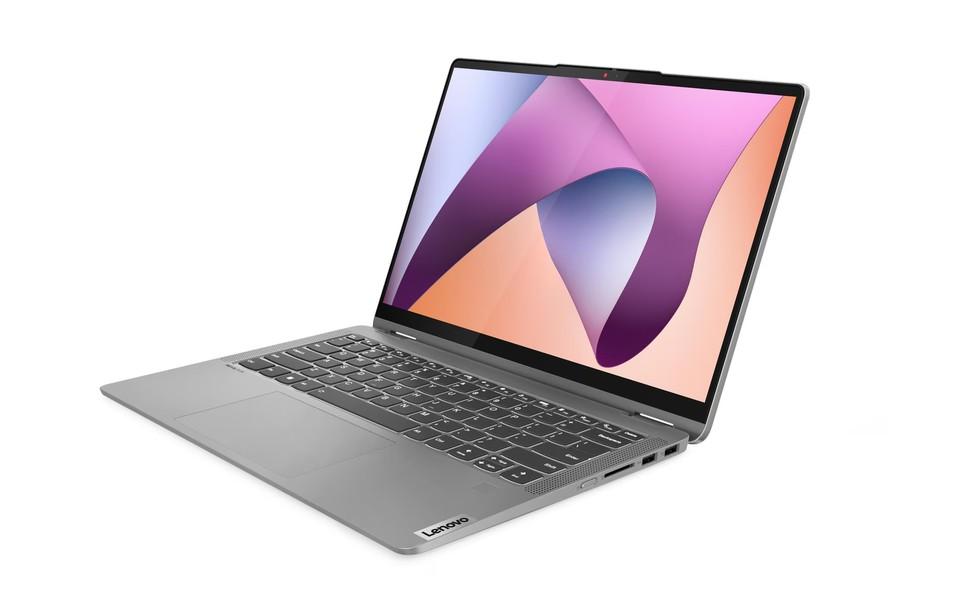 Лаптоп Lenovo IdeaPad Flex 5 14ABR8, AMD Ryzen 5 7530U 6C (2.0 / 4.5 GHz, 16MB Cache), 14.0" (35.56 cm) WUXGA IPS Glossy Display, Touchscreen, 16GB LPDDR4X, 1TB M.2 NVMe SSD, Windows 11 Home