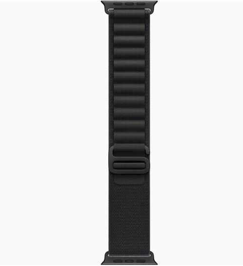 Смарт часовник Apple Watch Ultra 3 Cellular, 49mm, 1.98" (5.02 cm) Retina LTPO OLED дисплей, 64GB Flash памет, Bluetooth, Wi-Fi, LTE, GPS, Black Titanium с Black Alpine Loop L каишка