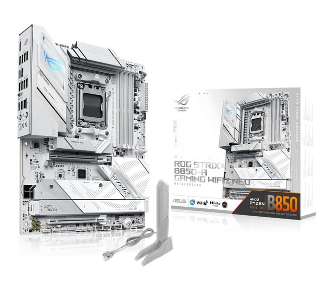 Дънна платка ASUS ROG STRIX B850-A GAMING WIFI NEO, AM5, 4x DDR5, 4x M.2, 2x SATA 6Gb/s, Wi-Fi 7, Bluetooth v5.4, HDMI, ATX