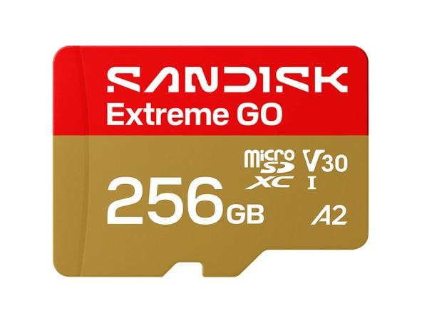 Карта памет SanDisk Extreme GO 256GB microSD, 240-160MB/s, UHS-I U3 A2 V30