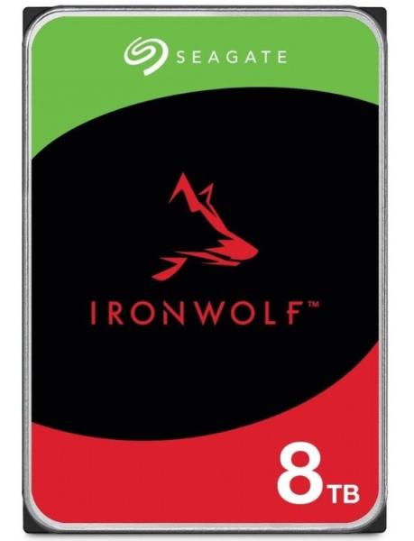 Твърд диск Seagate IronWolf 8TB NAS, 5400 rpm, 256MB Cache, SATA 6Gb/s, 3.5" (8.89 cm) 