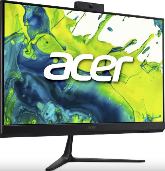 Компютър Acer Aspire C27-B All-in-One, Intel Core i7-1355U 10C (1.20 / 5.00 GHz, 12MB Cache), 27.0" (68.58 см) FHD IPS Display, Intel Iris Xe Graphics G7, 16GB DDR4, 512GB SSD M.2 NVMe, Free DOS