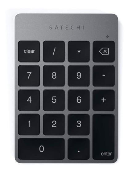 Цифрова клавиатура SATECHI Slim, Bluetooth, Space Gray, съвместимо с устройството на Apple