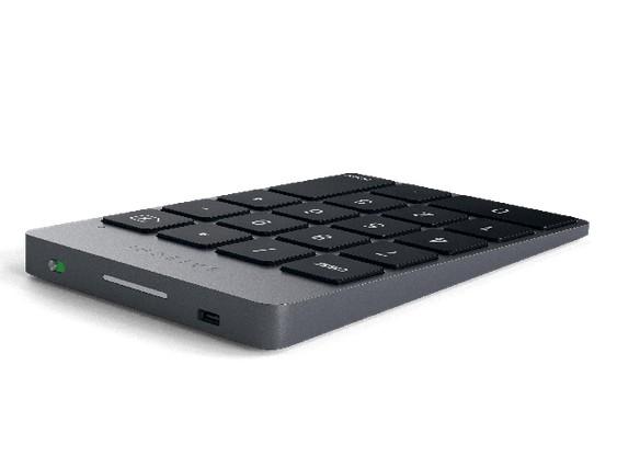Цифрова клавиатура SATECHI Slim, Bluetooth, Space Gray, съвместимо с устройството на Apple
