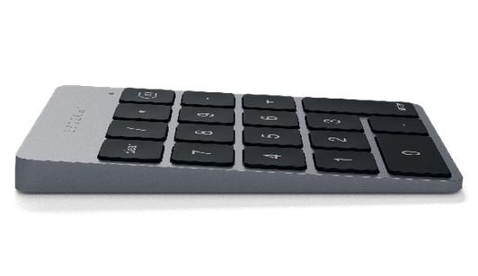Цифрова клавиатура SATECHI Slim, Bluetooth, Space Gray, съвместимо с устройството на Apple