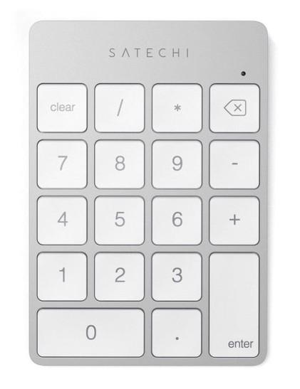 Цифрова клавиатура SATECHI Slim, Bluetooth, Silver, съвместимо с устройството на Apple