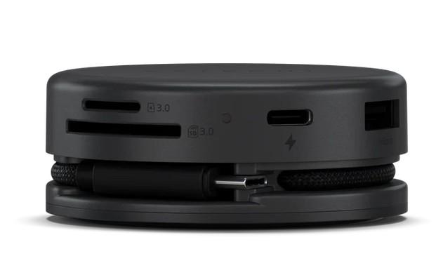Мултипортов адаптер Satechi OntheGo 7 в 1 - Space Black - Съвместим с устройства на Apple