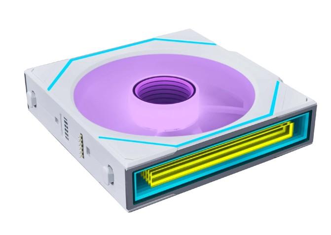 Вентилатор Lian Li UNI FAN SL-INF Wireless, 120mm Reverse Blade, 3 pin/4-pin PWM - White