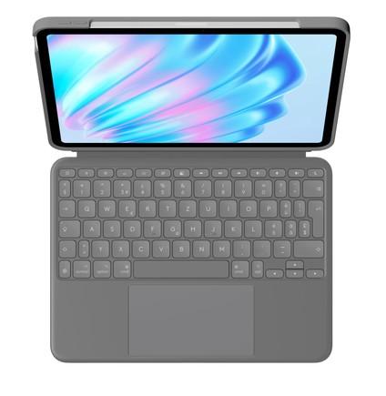 Безжична клавиатура с тракпад и отделящ се кейс с поставка за iPad Air 11"(M2) Logitech Combo Touch US (QWERTY)
