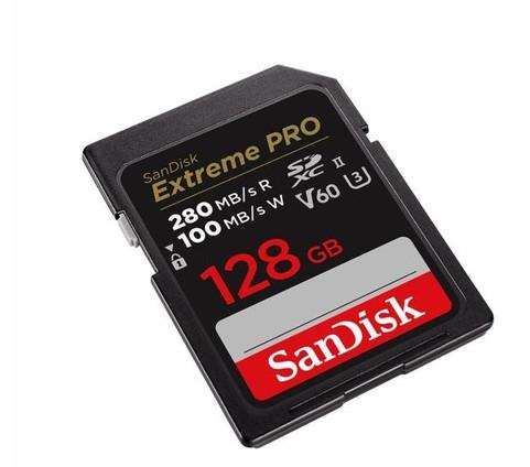 Карта памет SanDisk Extreme Pro SDXC 128GB 280MB/s & 100Mb/s Class 10 UHS-II