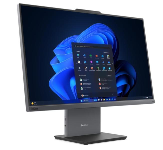 Компютър Lenovo All-in-One ThinkCentre neo 50a G6, Intel Core Ultra 5 226V 8C (2.1 / 4.5 GHz, 8MB Cache), 23.8" (60.45 cm) FHD IPS Anti-glare Display, 16GB LPDDR5X, 512GB SSD M.2 NVMe, Free DOS