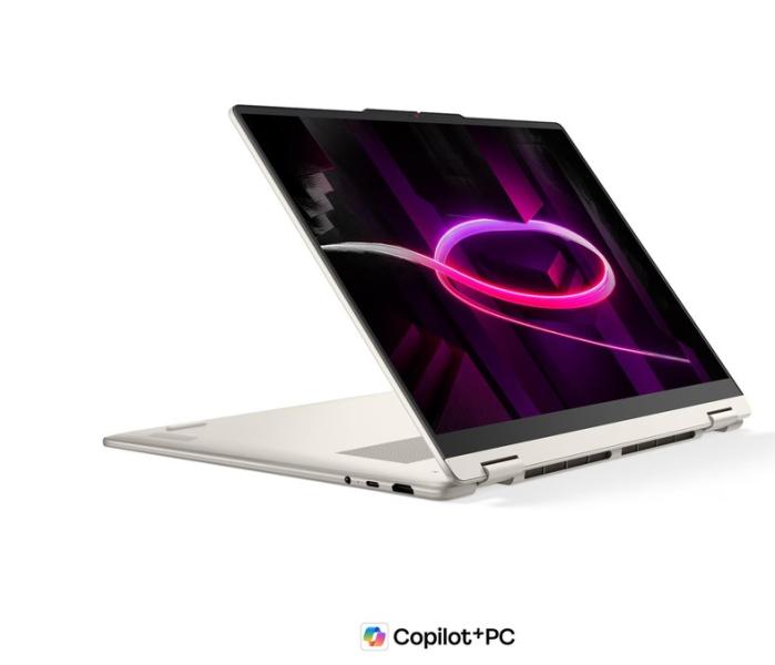 Лаптоп Lenovo Yoga 7 2-in-1 16AGP11, AMD Ryzen AI 7 445 6C (2.0 / 4.6 GHz, 8MB Cache), 16.0" (40.64 cm) 2.8K WQXGA+ OLED Display, Touchscreen, 32GB LPDDR5X, 1TB M.2 NVMe SSD, Windows 11 Home 